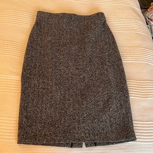 Banana Republic Knee Length Woven Pencil Skirt